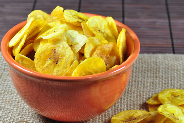 Chips de batata da terra